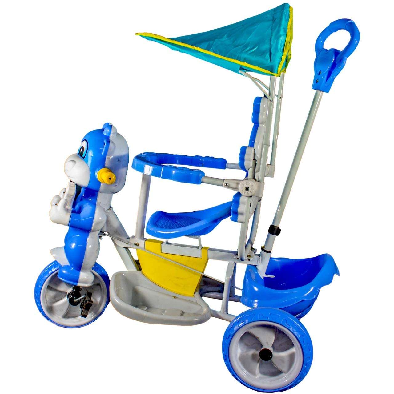 VALPRO PRODUCTS Jyoti India Baby Tricycle with Parental Control/Stylish Baby Tricycle/Kids Trike/Bicycle/Ride On with Canopy and Push Bar for Kids/Baby/Suitable for Boys & Girls 1.5 to 5 Years 5