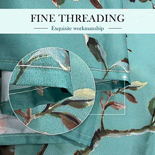 Floral Bathroom Shower Curtains Fabric Shower Curtain Waterproof Curtains for Bathroom Quick-Drying Kitchen Curtains Machine Washable with 12 Hooks-Gray 72" X 72''-Marbling 4