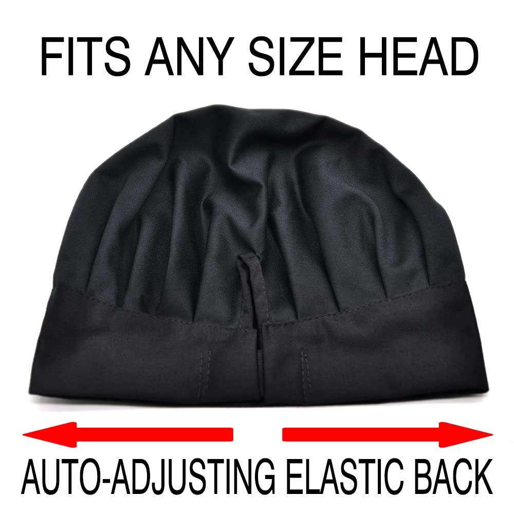 AGMdesign King of The Kitchen Funny Chef Hat, Funny Chef Wear, Adjustable Kitchen Cooking Hat for Men & Women Black, Mother's Day/Father's Day/Birthday Gift for Him, Her, Mom, Dad, Friend 3