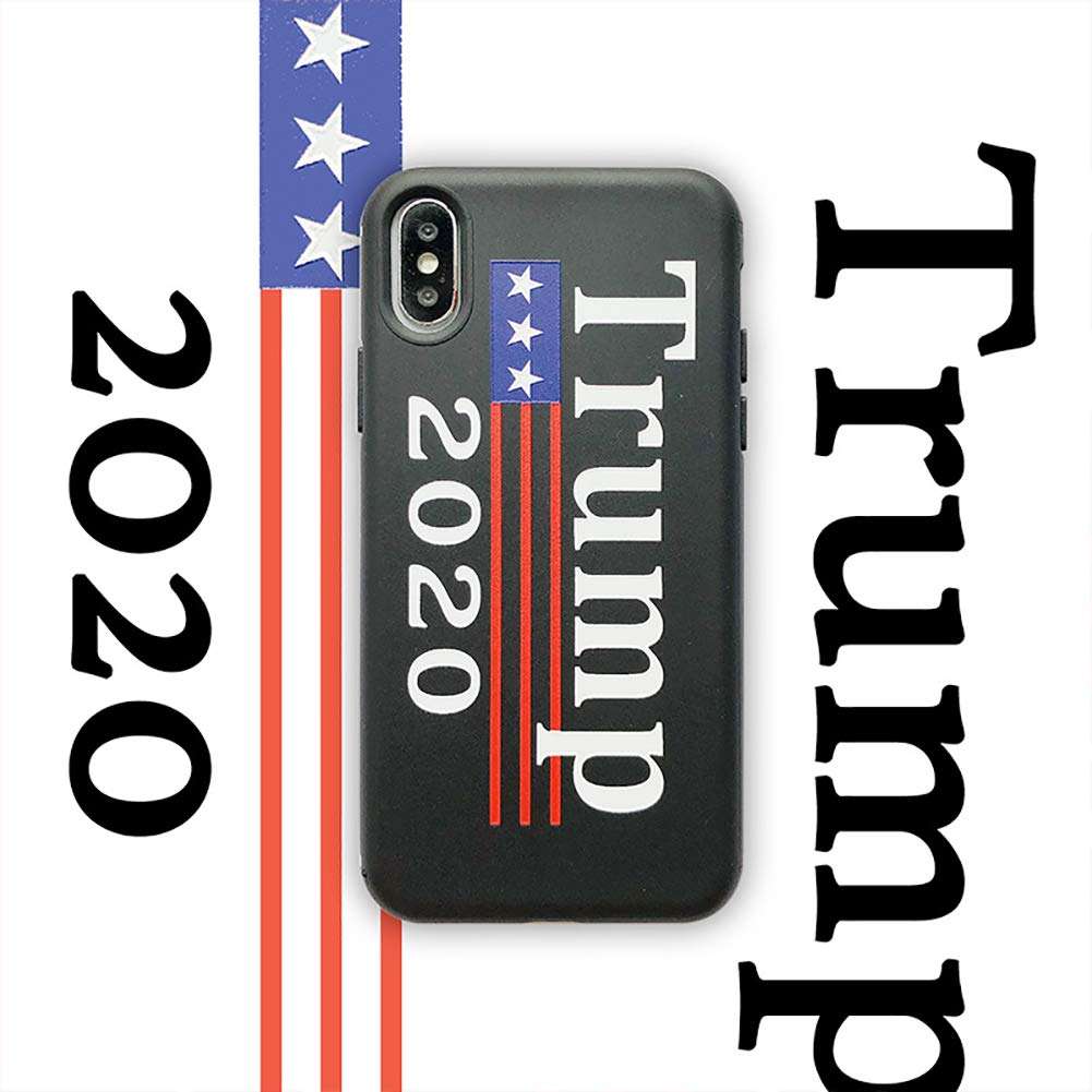 Trump 2020 Phone Case for iPhone X, Donald Trump Case for iPhone Xs Case, Black 2