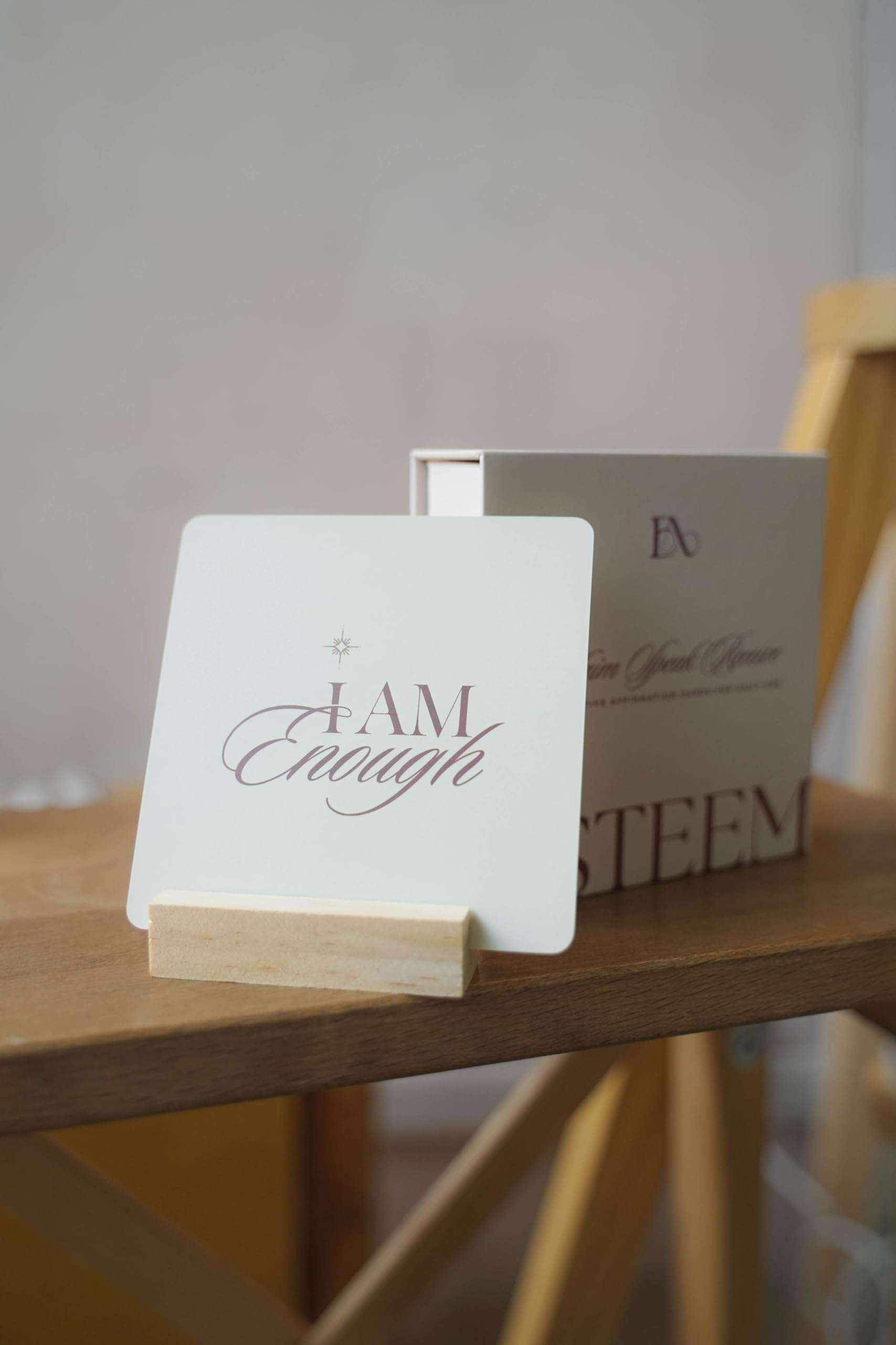 Esteem Affirmations Esteem Daily Affirmation Cards for Manifestation, Self Care, Self Love Stress Relief 4 x4 Inspirational with Quotes 50 Mindfulness Box Women and Men 6