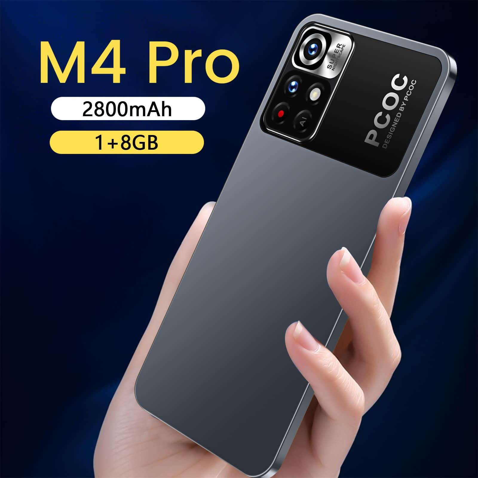 Android 8.1 Smart Phone Smartphone HD Full Screen Phone Dual SIM Unlocked Smart Phone 1GB RAM+8GB ROM 6.3 Inch Cellphones Mobile Phones 3