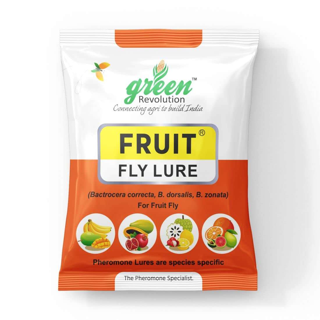 Fruit Fly Lure Pack of 20 |Pheromone Lure for Fruit Fly (Bactrocera Dorsalis, Bactrocera Correcta, Bactrocera Zonata)