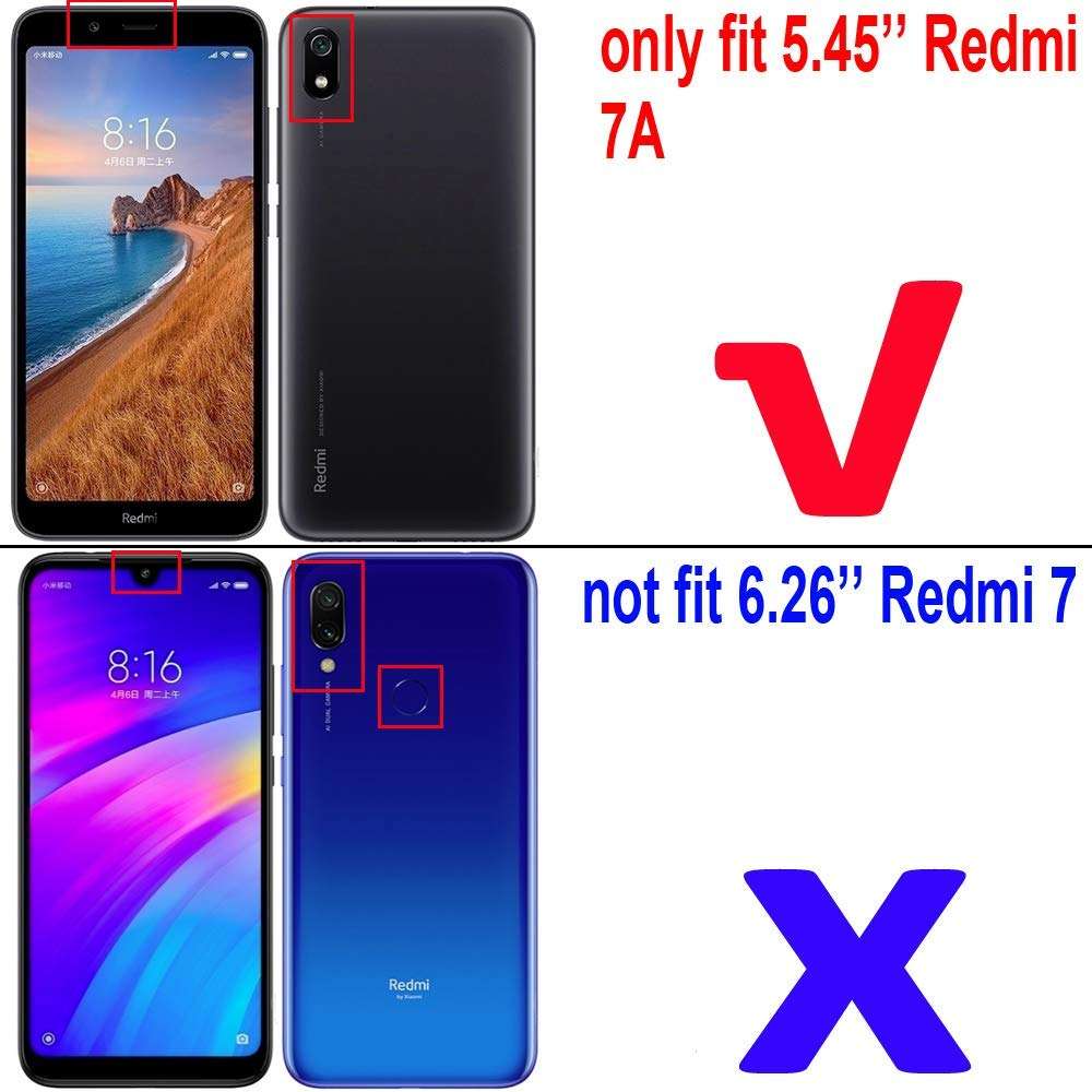 MaiJin Case for Xiaomi Redmi 7A (5.45 inch) Soft TPU Rubber Gel Bumper Transparent Back Cover 2