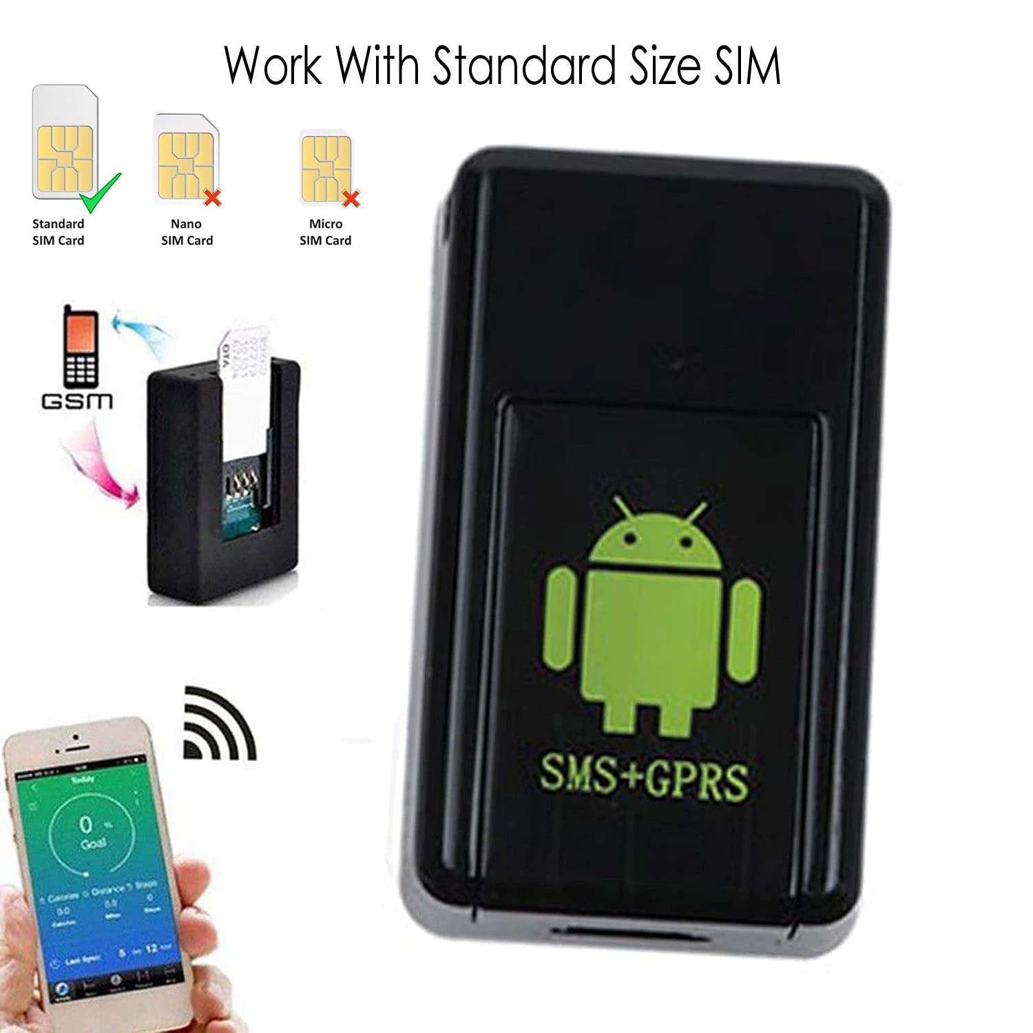 GPS Tracker GF-08 Taking Locator Mini Car GPS Locator Real Time Tracker GSM/GPRS/GPS Network Safety Anti-Lost Tracker Locator Device GSM Listening Device 5