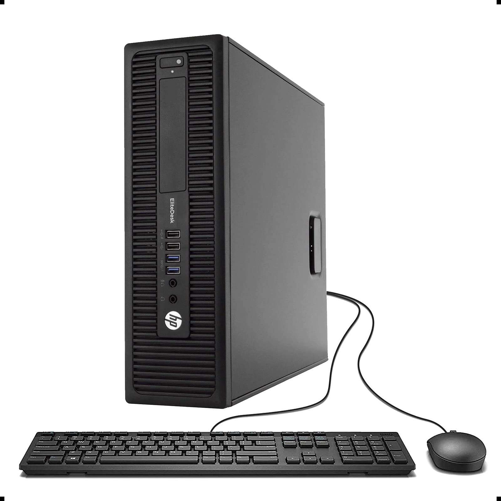 HP EliteDesk 705 G1 Small Form Factor PC, AMD Quad A10 PRO-7800B up to 3.9GHz, 8G DDR3, 500G, DVD, WiFi, BT 4.0, Windows 10 Pro 64 Bit-Multi-Language Supports English/Spanish/French(Renewed) 1