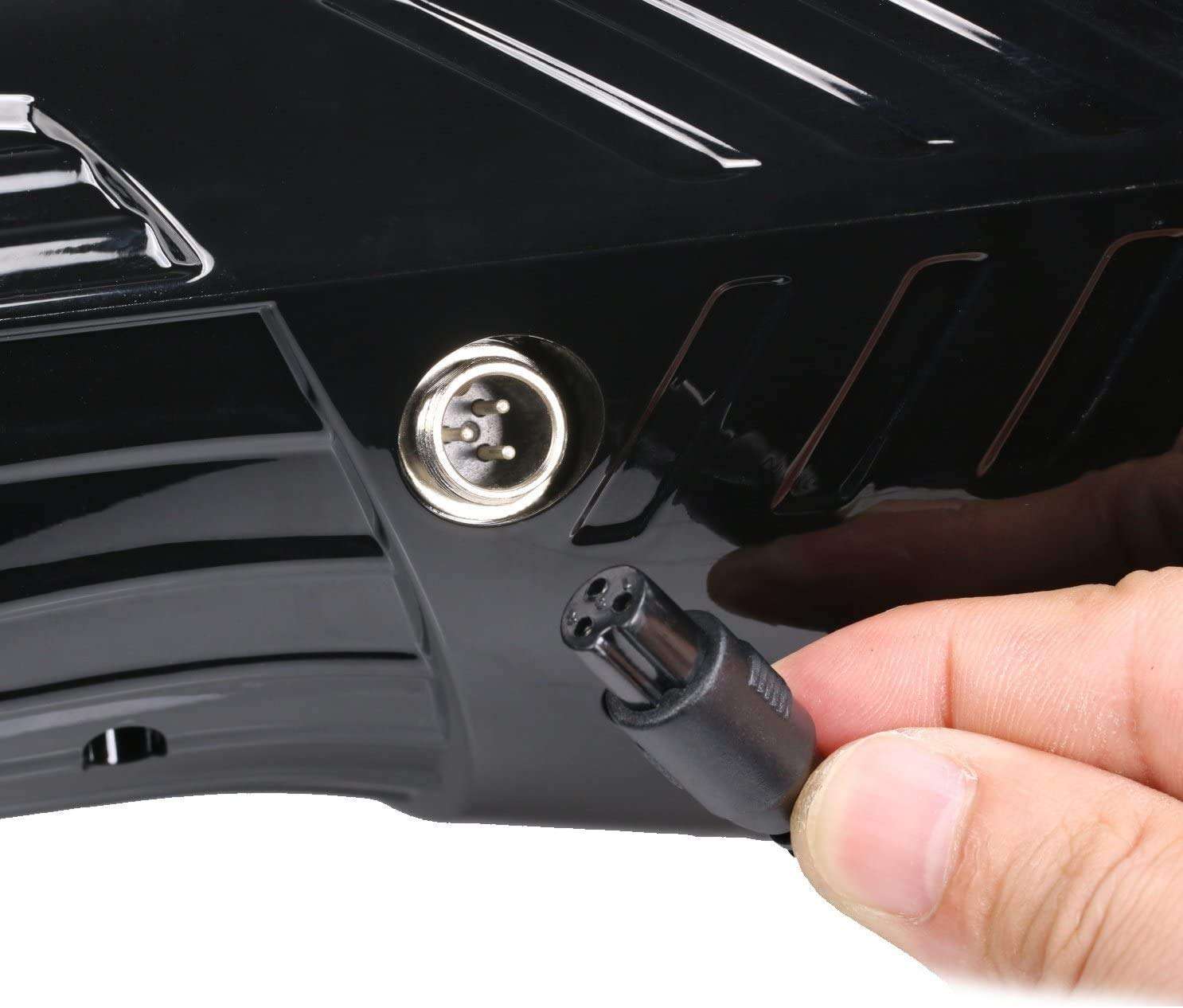 Fancy Buying 42V 2A 3-Prong Inline Connector Battery Charger for 10S Lithium Battery Power Cord Supply, Battery Charger for Electric Scooter 4