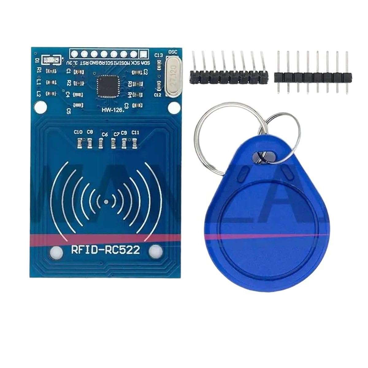 New 2024 1Pcs Mfrc-522 Rc522 Rf Ic Card Sensor Module to Send Fudan Card,Rf Module Keychain 1