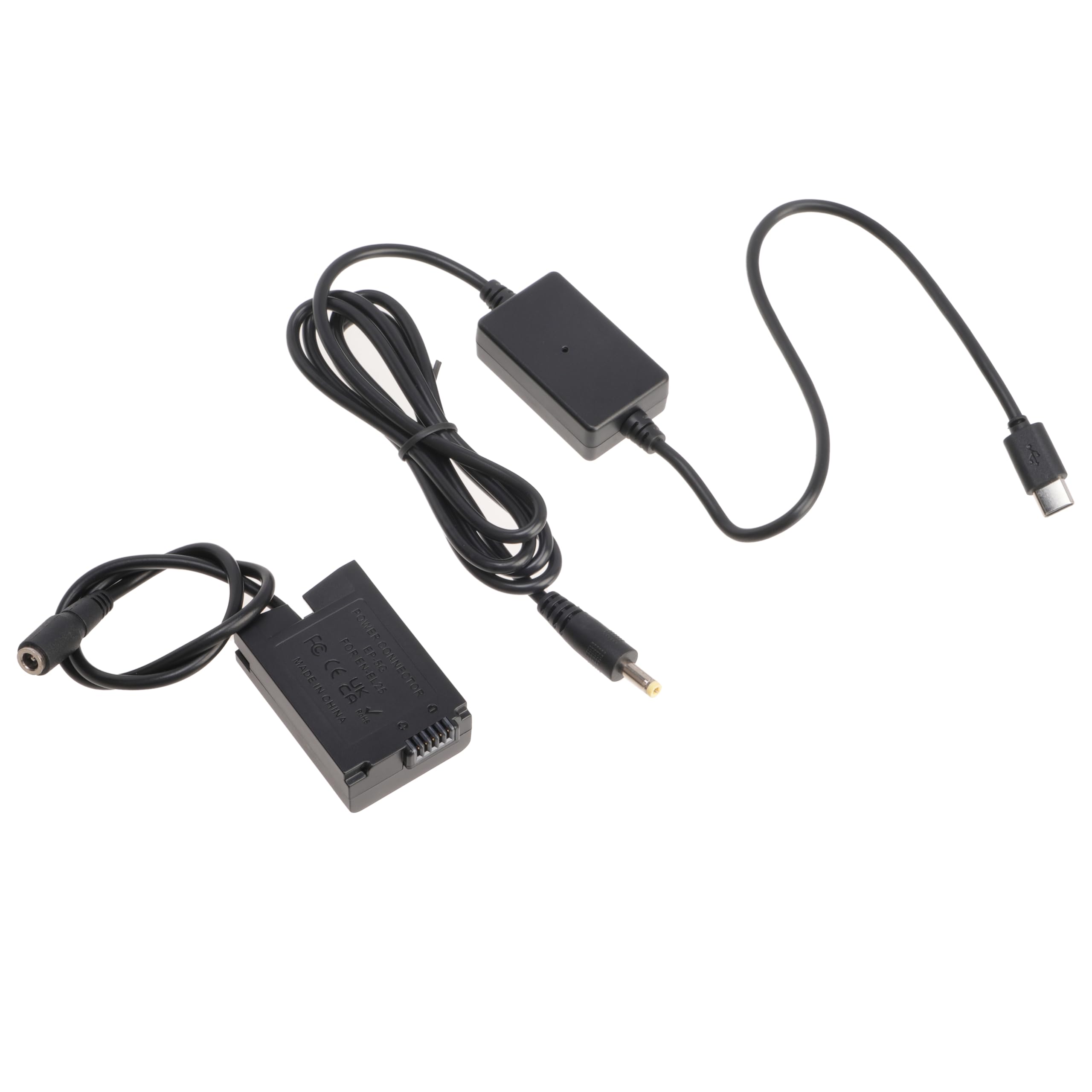 Hersmay PD 9V USB-C EN-EL25 Dummy Battery with Type-c USB C Adapter for Nikon Z30 Z50 Zfc Mirrorless Camera 6
