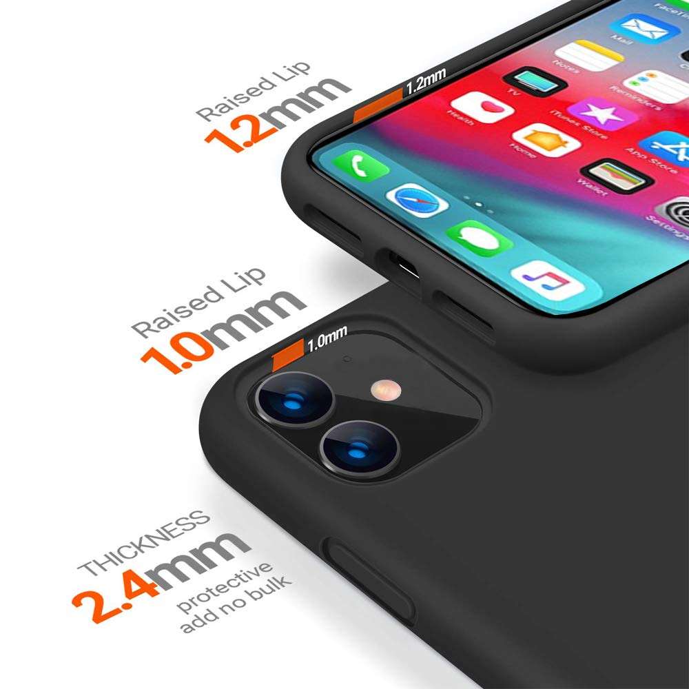 Seahawks iPhone 11 Case, iPhone 11 Soft Silicone Magnetic Case for Magnet Car Mount Phone Holder with Built-in Metal Plate, Slim Fit Premium Rubber Cover for iPhone 11 6.1 inches 4