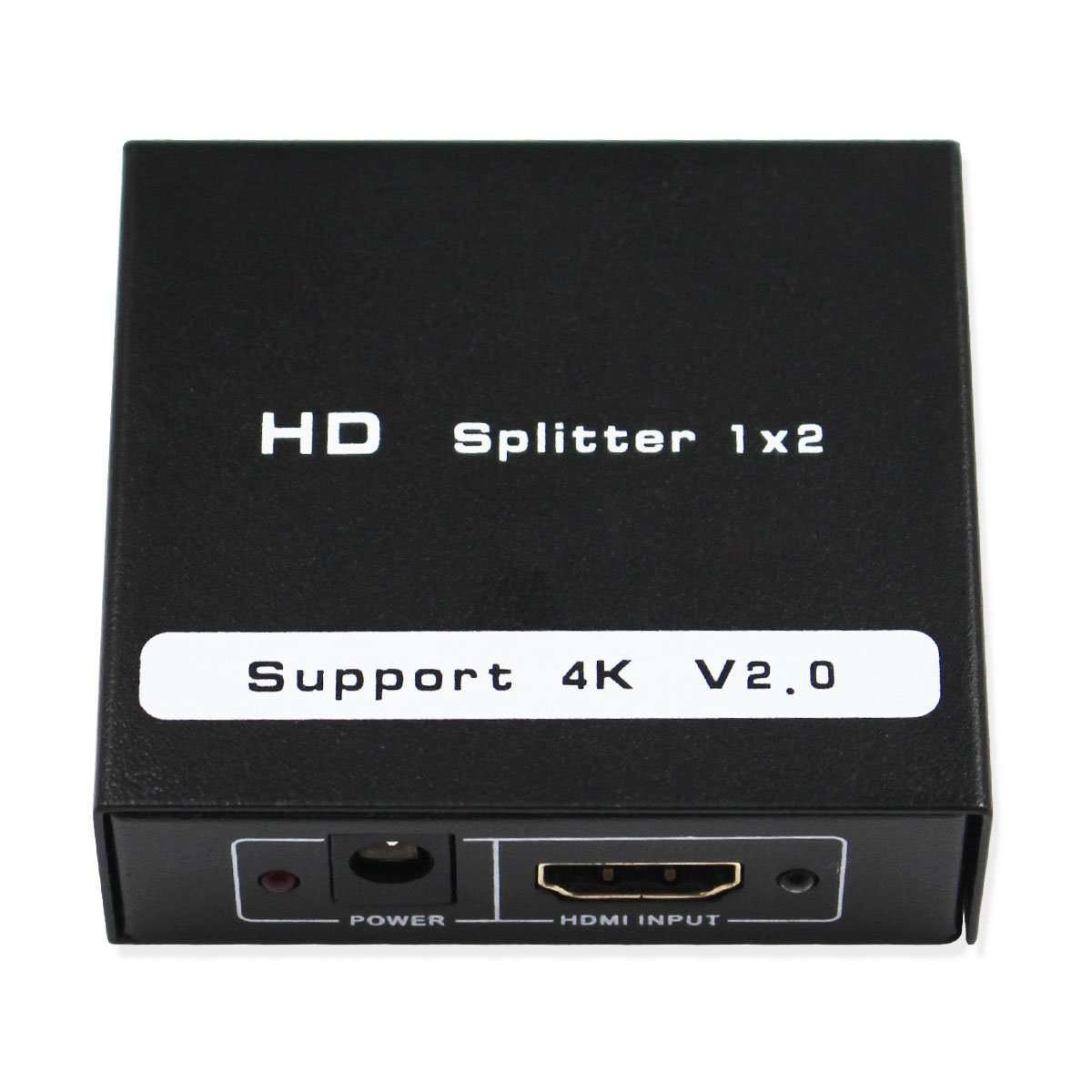 HDMI 2.0 Splitter 1x2 Switcher Audio Video Converter,one hdmi 2.0 in Two hdmi 2.0 Out 4kx2k/60Hz Support HDCP2.2 3D for PC DV 2