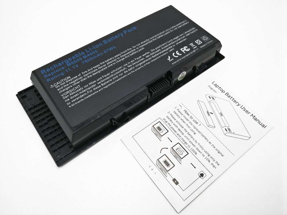 HUSAN New FV993 Laptop Battery for Dell Precision M4600 M4700 M4800 M6600 M6700 M6800, fit FJJ4W PG6RC 7DWMT JHYP2 K4RDX 5