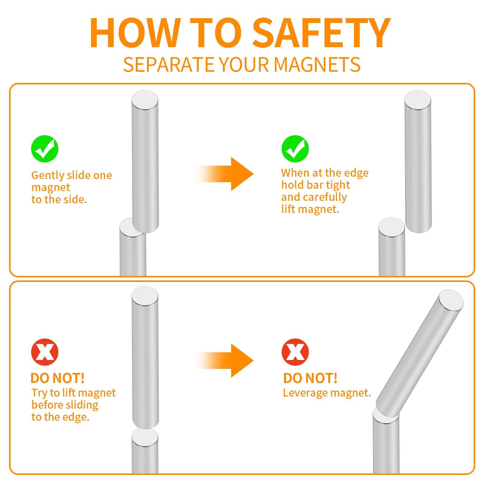 Super Strong Neodymium Magnet 1/2" x 3" NdFeB Magnet Cylinder, The World's Strongest & Most Powerful Rare Earth Magnets by Applied Magnets 5