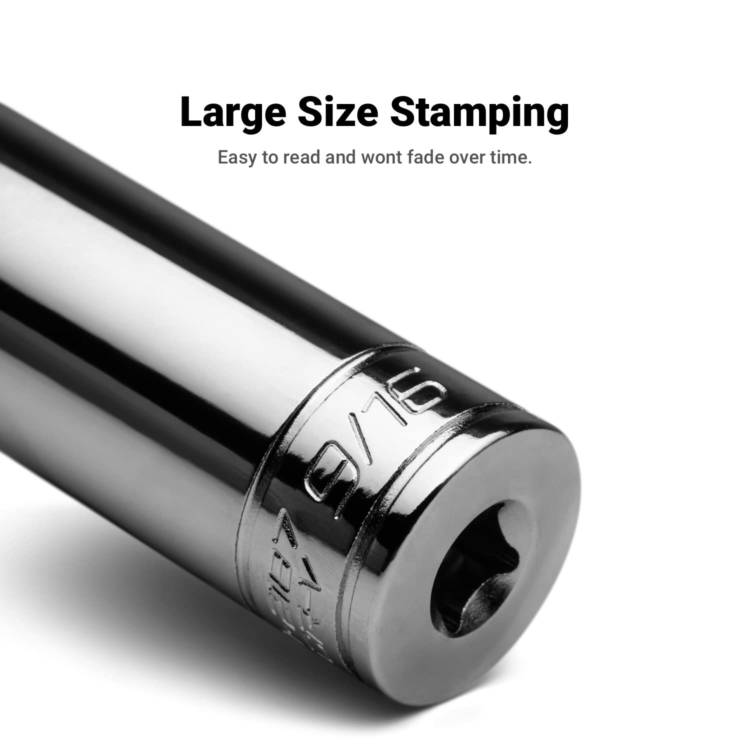 Capri Tools 3/4 in. Deep Socket, 3/8 in. Drive, 12-point, SAE, CP16386 6