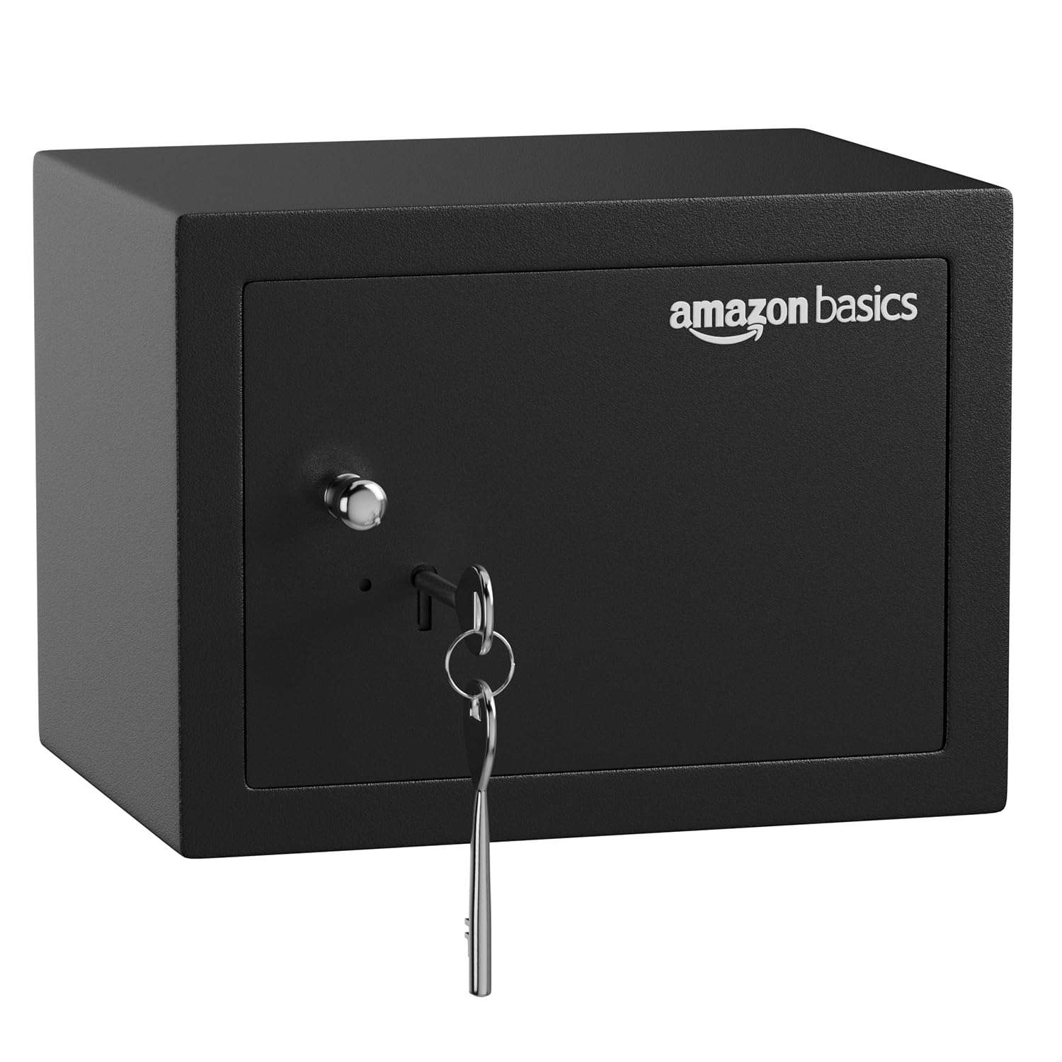 Amazon Basics 8.6 Litre Heavy Duty Safe Locker with Mechanical Key Lock | Handy & Sleek Design | 1-Year Warranty (Black) 1