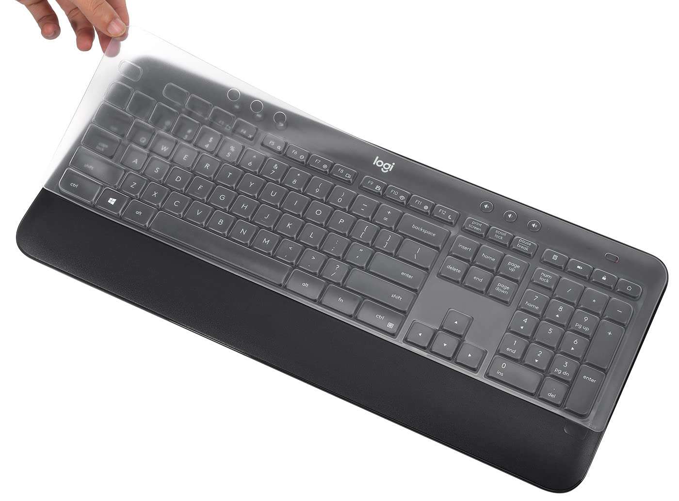 Keyboard Cover for Logitech MK545 Advanced Wireless Keyboard, Logitech MK540 Full-Size Advanced Wireless Scissor Keyboard Skin, Logitech MK545 MK540 Keyboard Protector - Clear 1