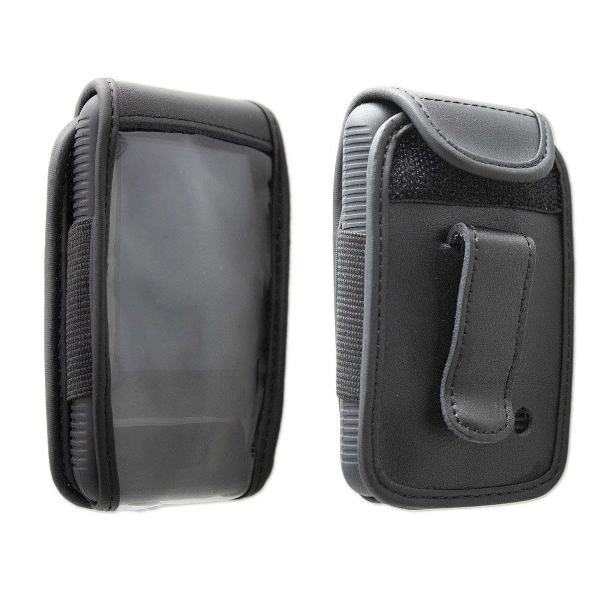 caseroxx Leather-Case with Belt Clip for Dexcom G6 Made of Genuine Leather, Mobile Phone Cover in Black 1