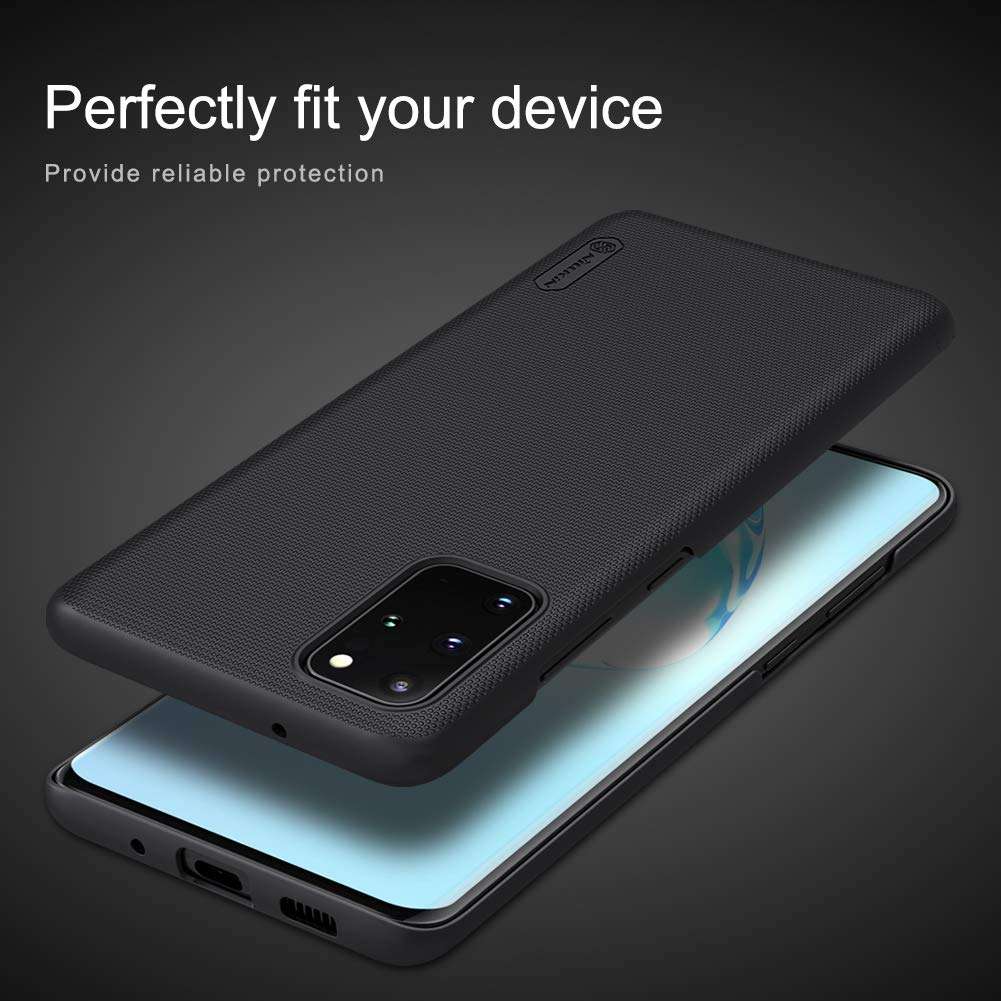 Nillkin Samsung Galaxy S20 Plus/S20 Plus 5G Case - Slim Frosted Case Full Cover Protection, Anti-Falling, Anti-Fingerprint Simple Style Case for Galaxy S20 Plus 5G/S20 Plus 5G 6.7 inch 2020, Black 2