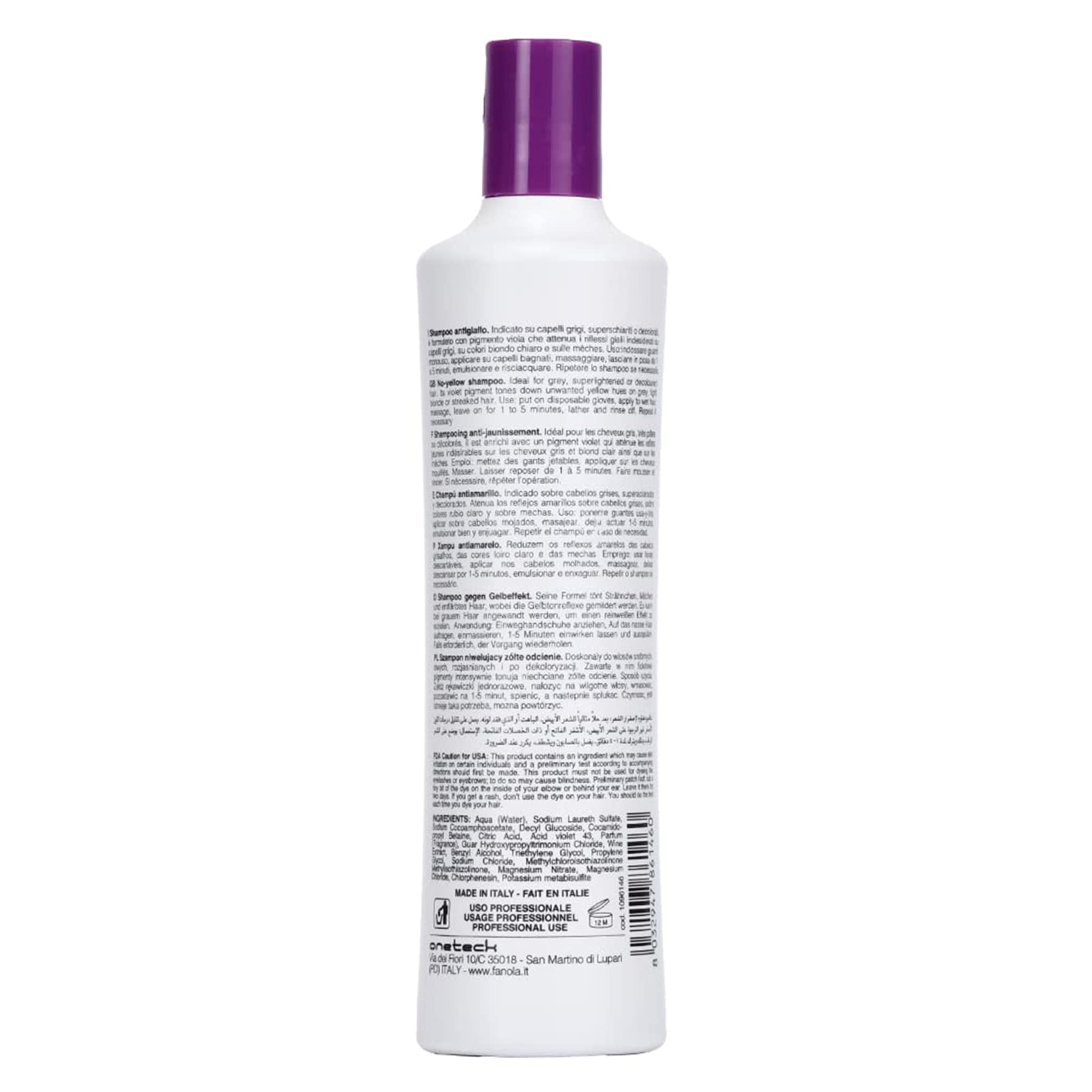 Fanola No Yellow Shampoo, 350 ml 2