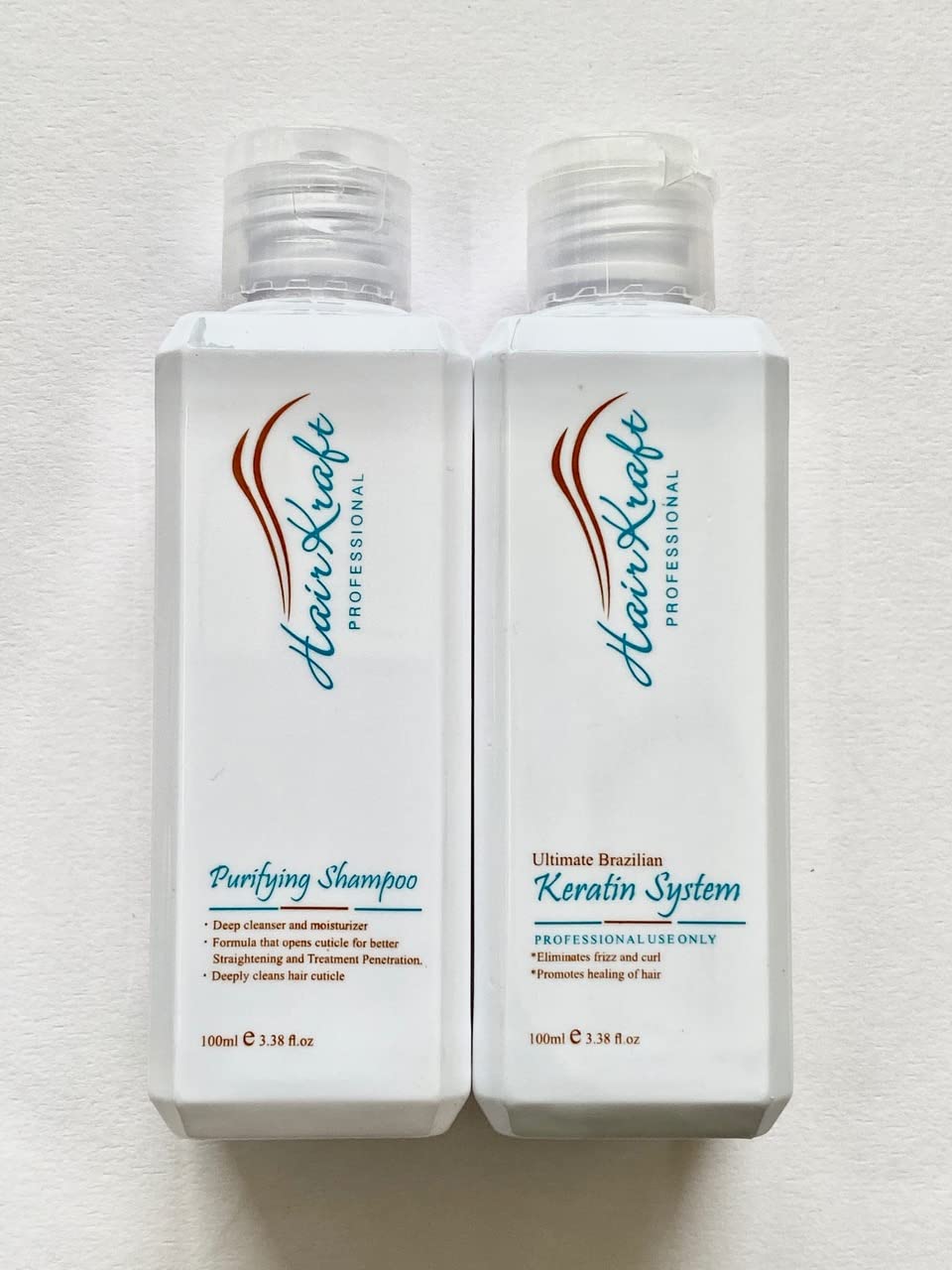 HairKraft Keratin Treatment system with purifying shampoo 100ml