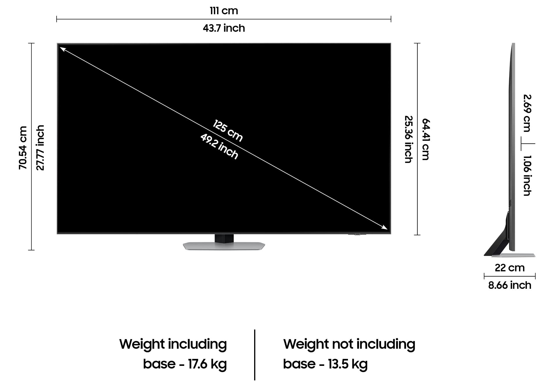 Samsung 125 cm (50 inches) 4K Ultra HD Smart Neo QLED TV QA50QN90CAKLXL (Carbon Silver) 6