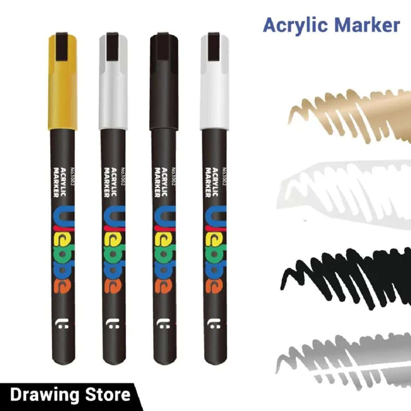 Chrome 24 Color Acrylic Marker Set 5