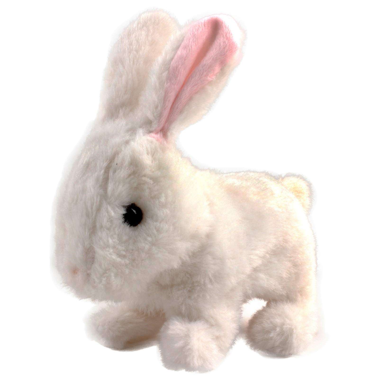 Vokodo Playful Bunny Hops Around Makes Sounds Wiggles Ears And Nose Cute Interactive Rabbit Kids Soft Cuddly Electronic Pet Battery Toy Animal Great Gift For Preschool Children Boy Girl Toddler Easter 1
