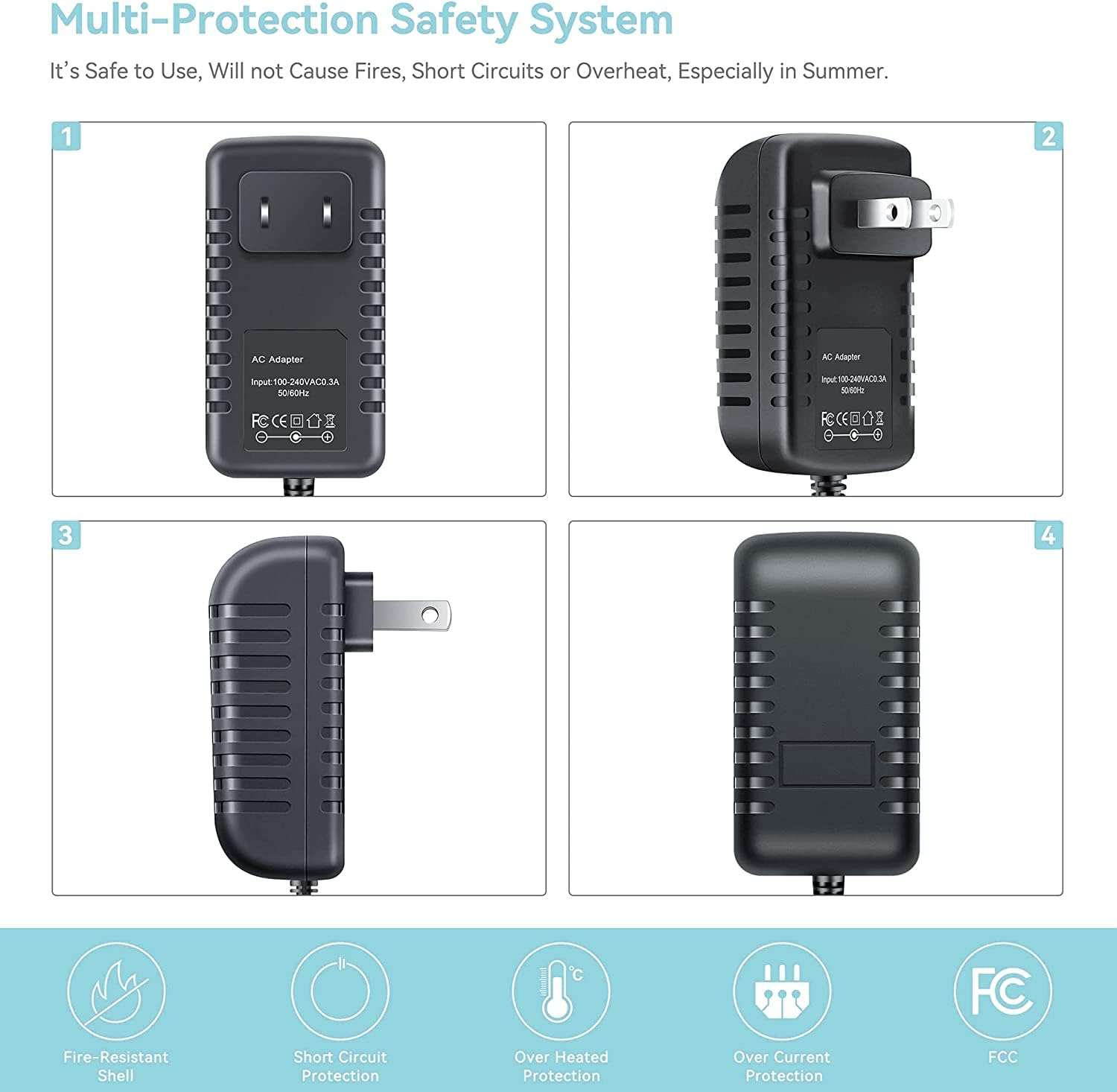 Nuxkst 12V AC/DC Adapter for Aruba Networks AP-92 AP-93 W-AP92 AP-93H AP-93-US IAP-93-US AP-68 AP-68P AP-10, Rap-5 RAP-5WN RAP-5WN-US Instant Wireless Remote Access Point Universal Charger 5