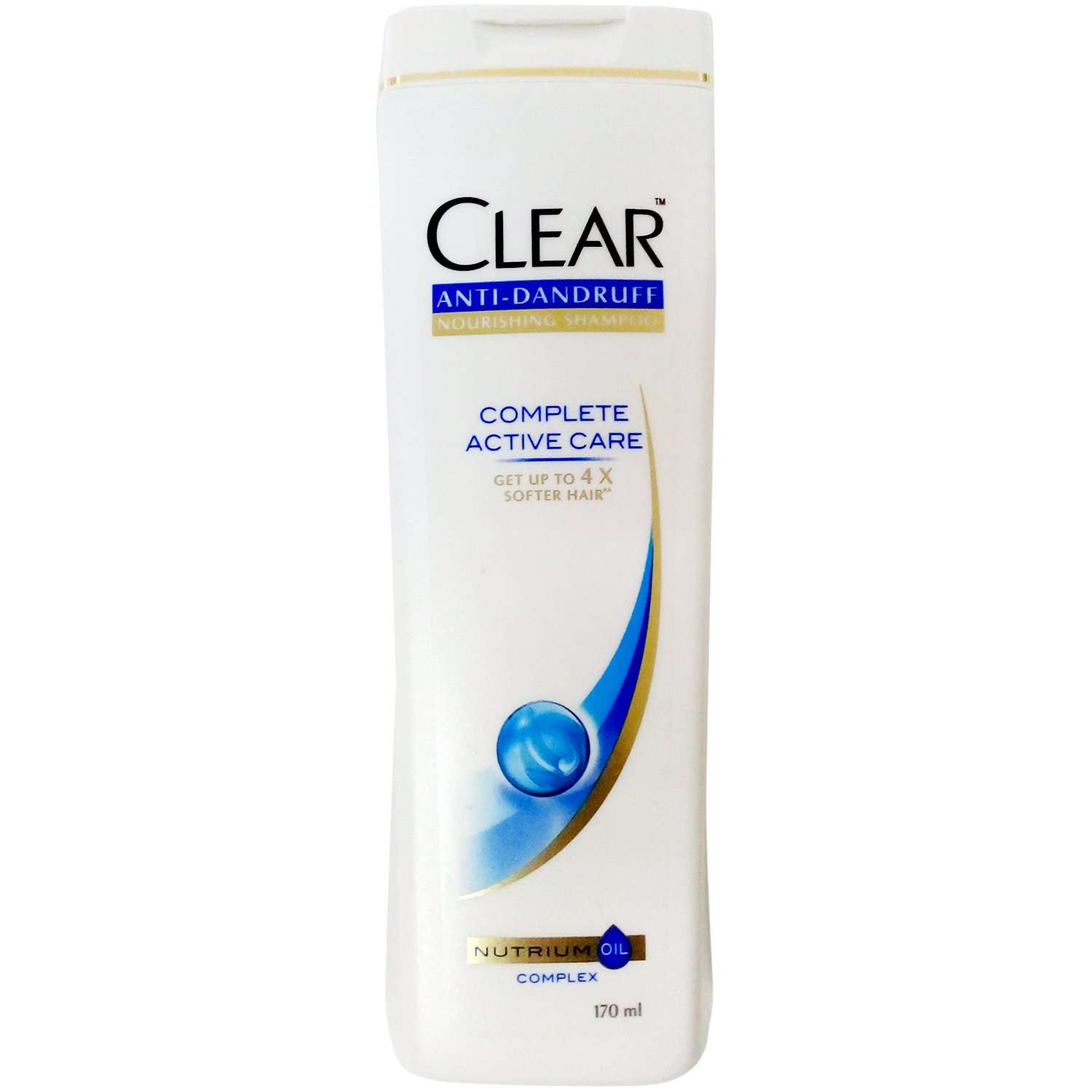 Clear Anti Dandruff Shampoo - Complete Active Care, 170ml Bottle 1