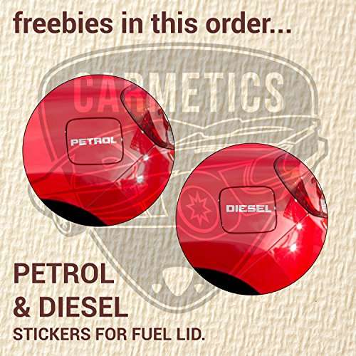 CarMetics Black Suzuki Sticker for Maruti Ritz (Set of 2) 5