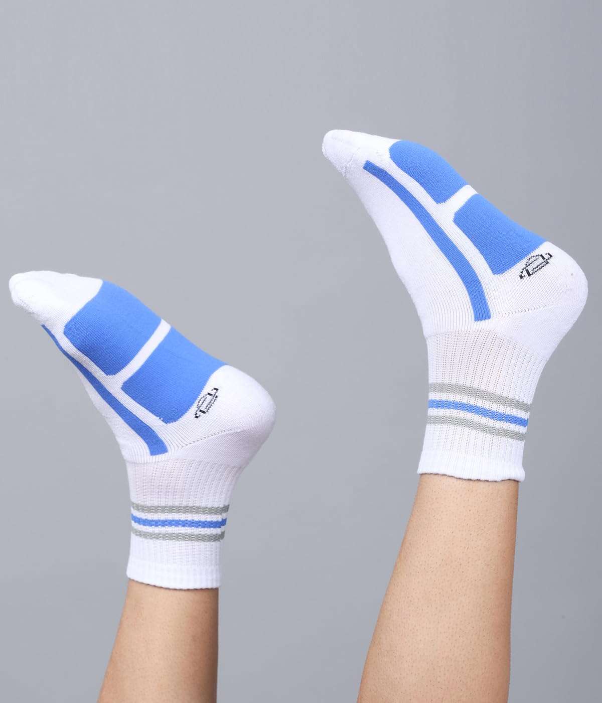 Dollar Sports Ankle Length Cotton Socks For Men's In (Pack of 3) 5
