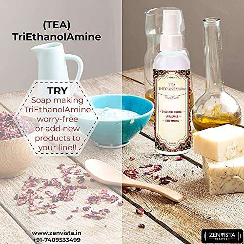 TEA Triethanolamine PH Balancer Ph Adjuster in Soap Making Cosmetics Making Personal Care Products 100ml 4
