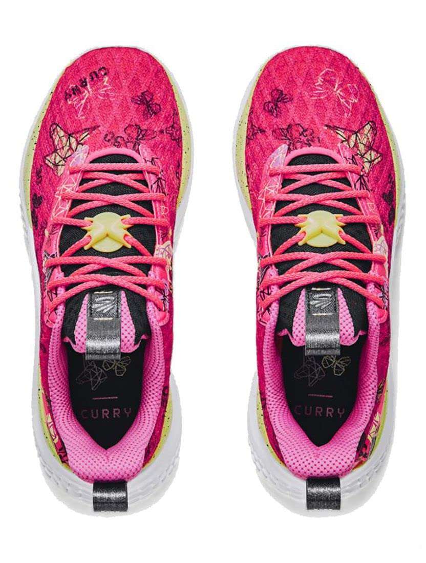 UNDER ARMOUR Unisex Curry Flow 10 'Unicorn & Butterfly' Basketball Shoes, 14/15.5 4