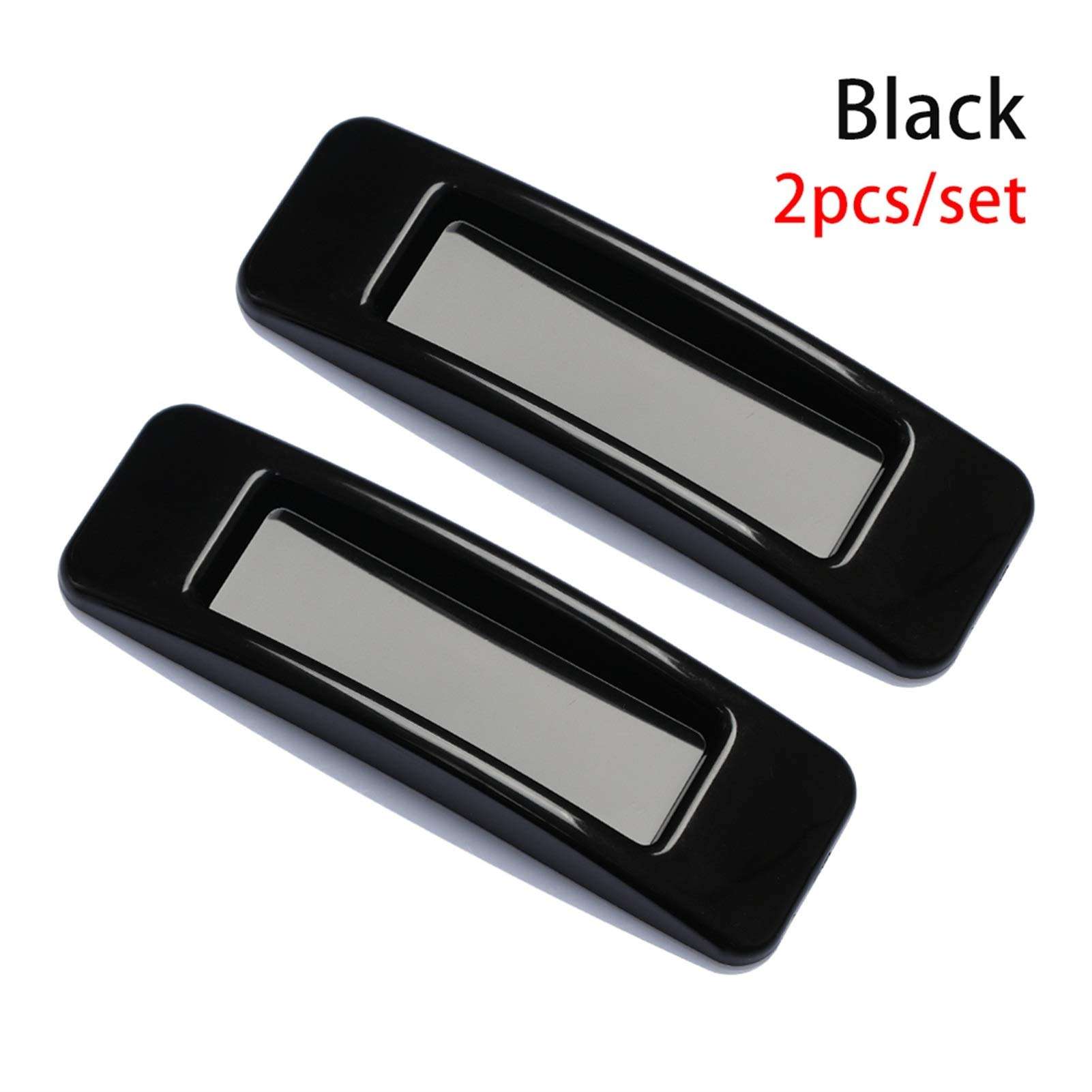 Plastic Self-Adhesive Handles, Cabinets, Screen Door Handle,Front Door Handle,Barn Door Handles, Drawers, Bathroom, Hotel, Room Doors. (Color : Black) 2
