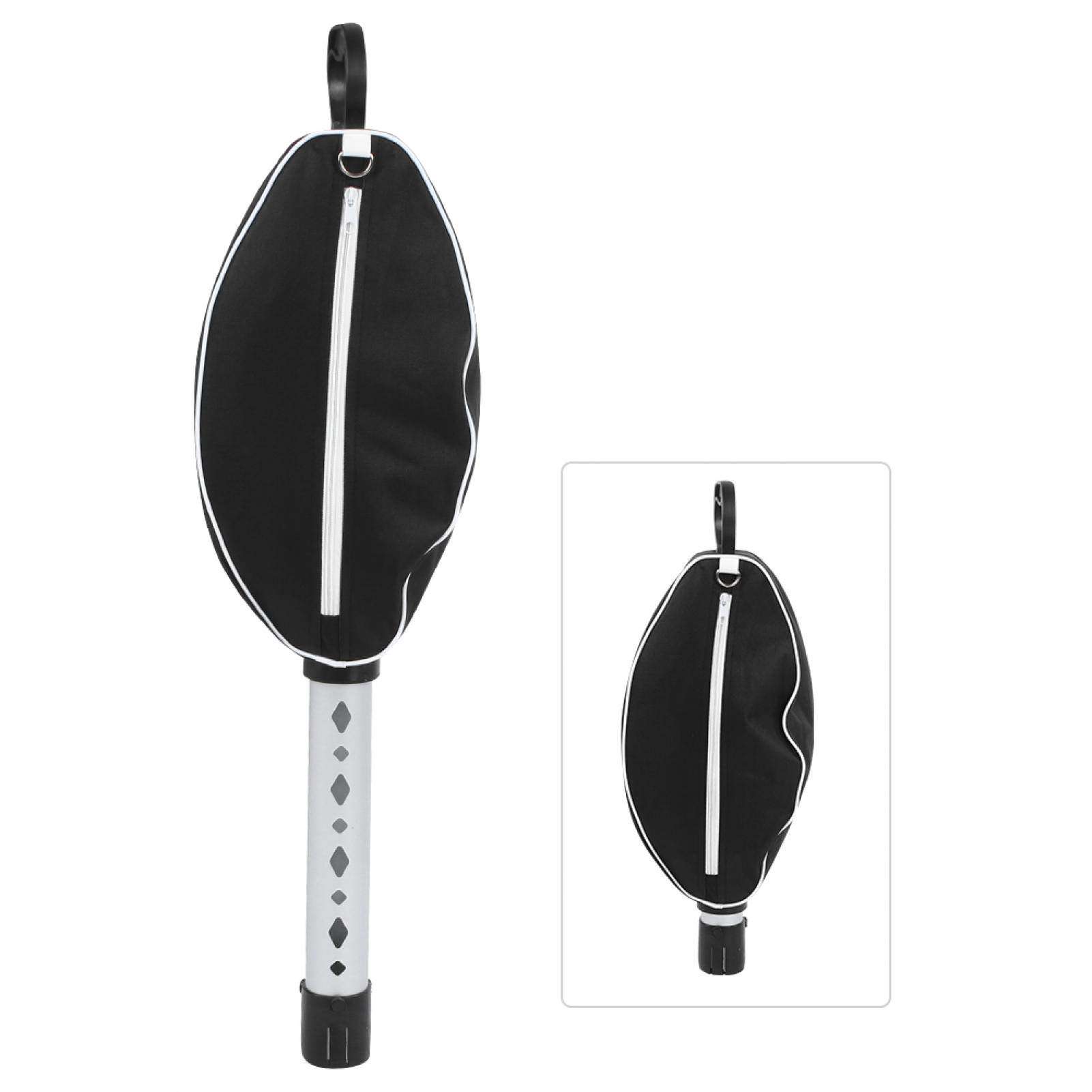 Golf Ball Retriever Tool, Extendable Telescopic Waterproof Golf Ball Picker Upper 80 Balls with Aluminium Tube Shag Bag for Golf Gift 4