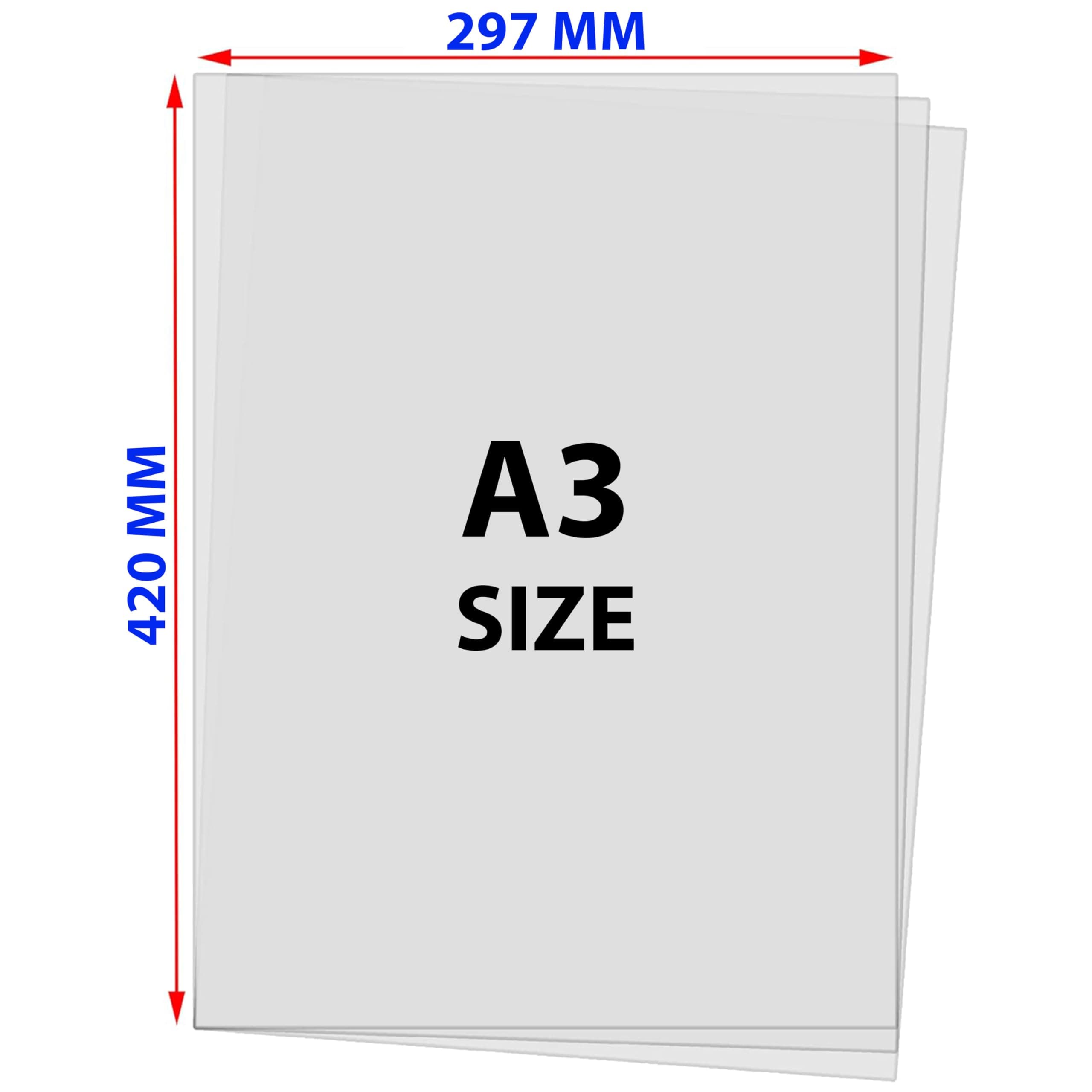 PG Creations 100 Sheets, A3 Tracing Paper, 100 GSM Thick Paper for Architects, Fashion Designers & Engineering Drawings, 16.5x11.7 Inch, White 3