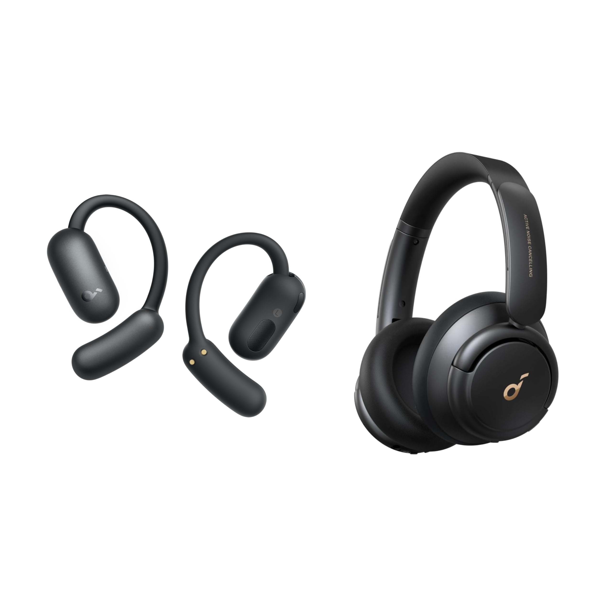 Soundcore AeroFit 2 by Anker Open-Ear Headphones with Life Q30, Adjustable Ear Hooks, Snug Fit, Rich Bass, Hi-Res Wireless Audio, 42H Playtime, Bluetooth 5.4, App Control, IP55, AI Clear Calls 1