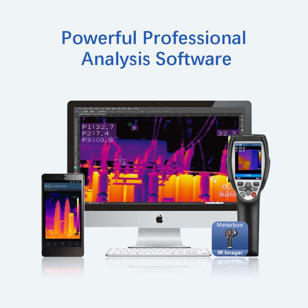 ZHLZH Thermal Camera, Infrared (IR) Thermal Imager & Visible Light Camera with IR Resolution Higher Pixels, IP65, 24590105 mm, Operating Range: -4°F to 716°F 2