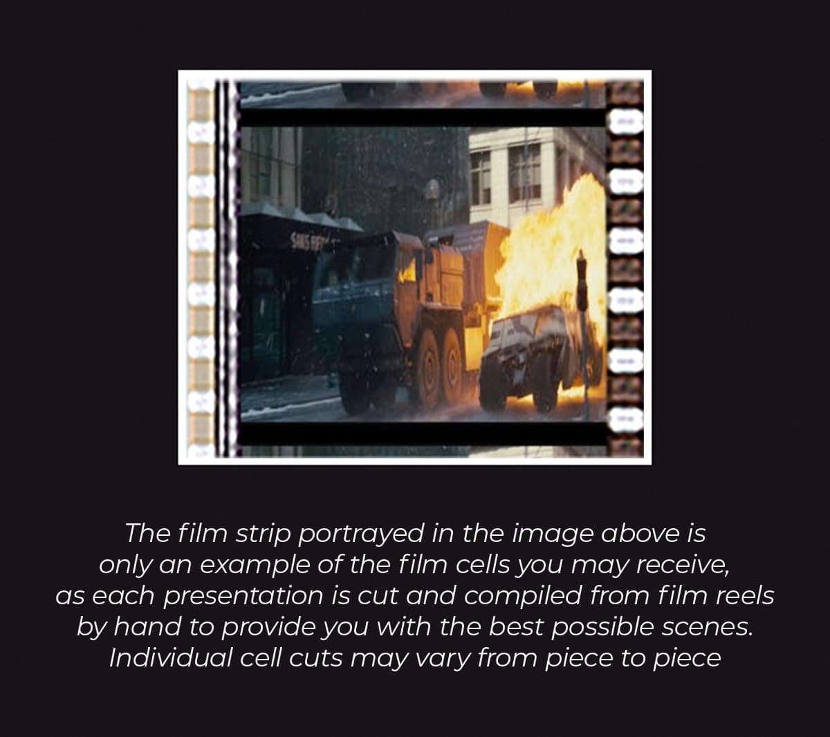 FilmCells - Batman The Dark Knight Rises S3-11” x 13” Mini Montage Presentation - Ten (10) 35 mm Film Clips - Limited Edition Officially Licensed Collectible 4