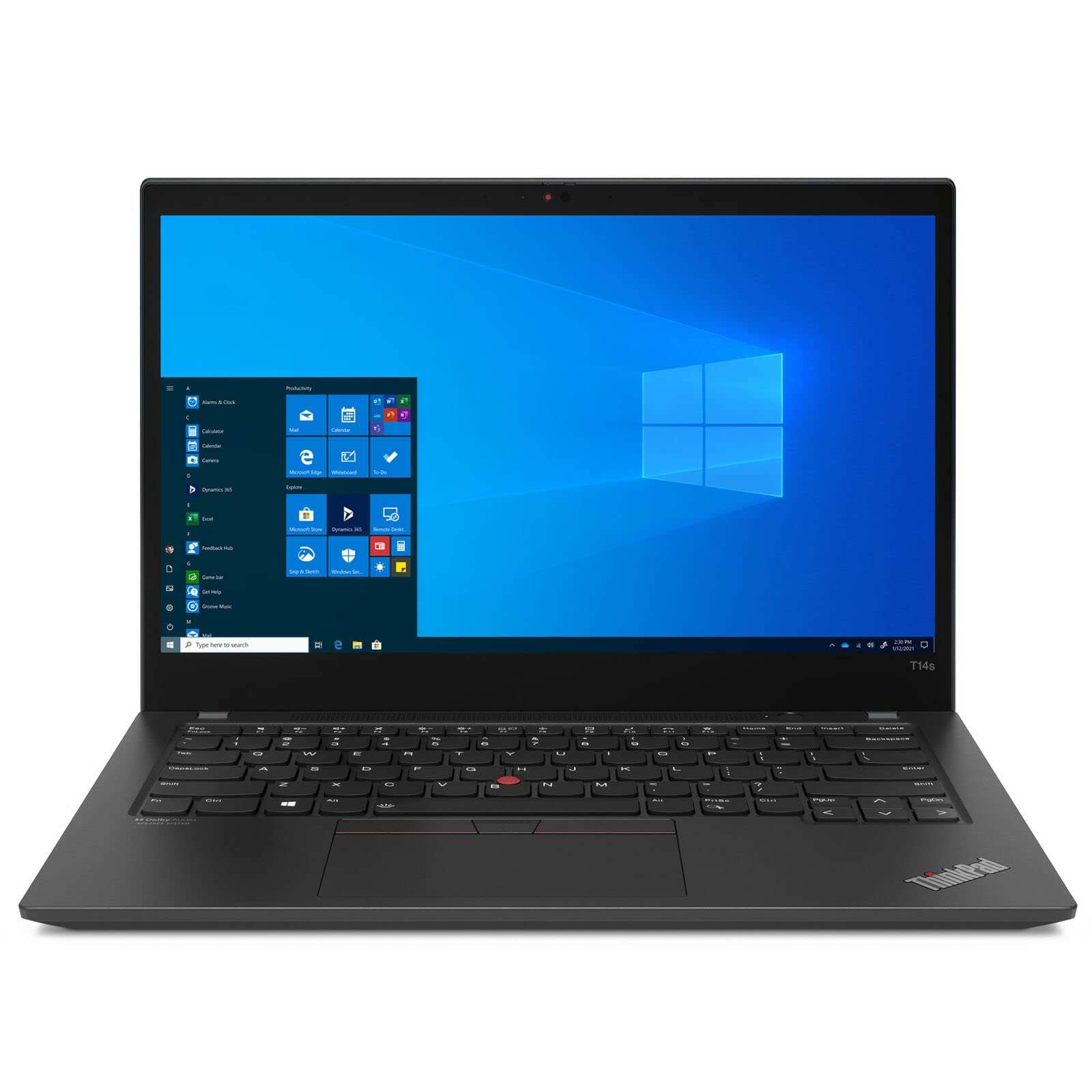 Lenovo ThinkPad T14s Gen 2 2022 Business Laptop 14" FHD IPS 4-Core Intel i7-1185G7 vPro 16GB RAM 512GB SSD Iris Xe Graphics Thunderbolt 4 Wi-Fi 6 Backlit KB Fingerprint Windows 11 Pro w/ONT 32GB USB 1