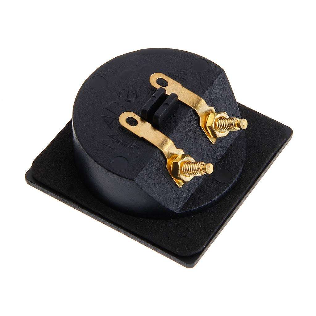 Pinhaijing Square Shape Double Binding Post Speaker Box Terminal Cup Black and Red 4