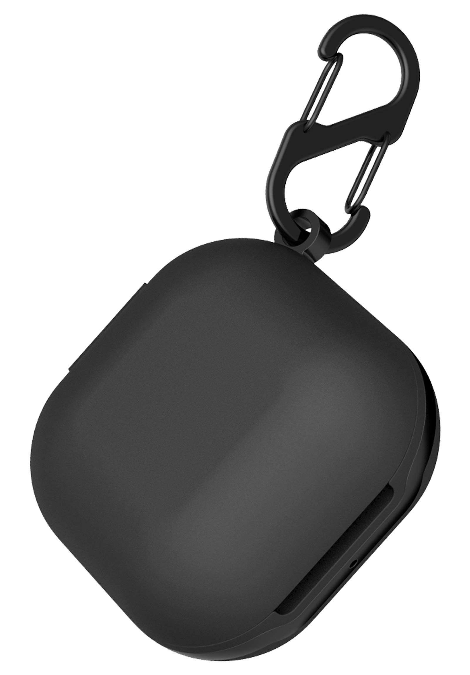 Geiomoo Compatible with Galaxy Buds Pro/Galaxy Buds Live Silicone Carrying Case, Portable Scratch Shock Resistant Cover (Black) 1