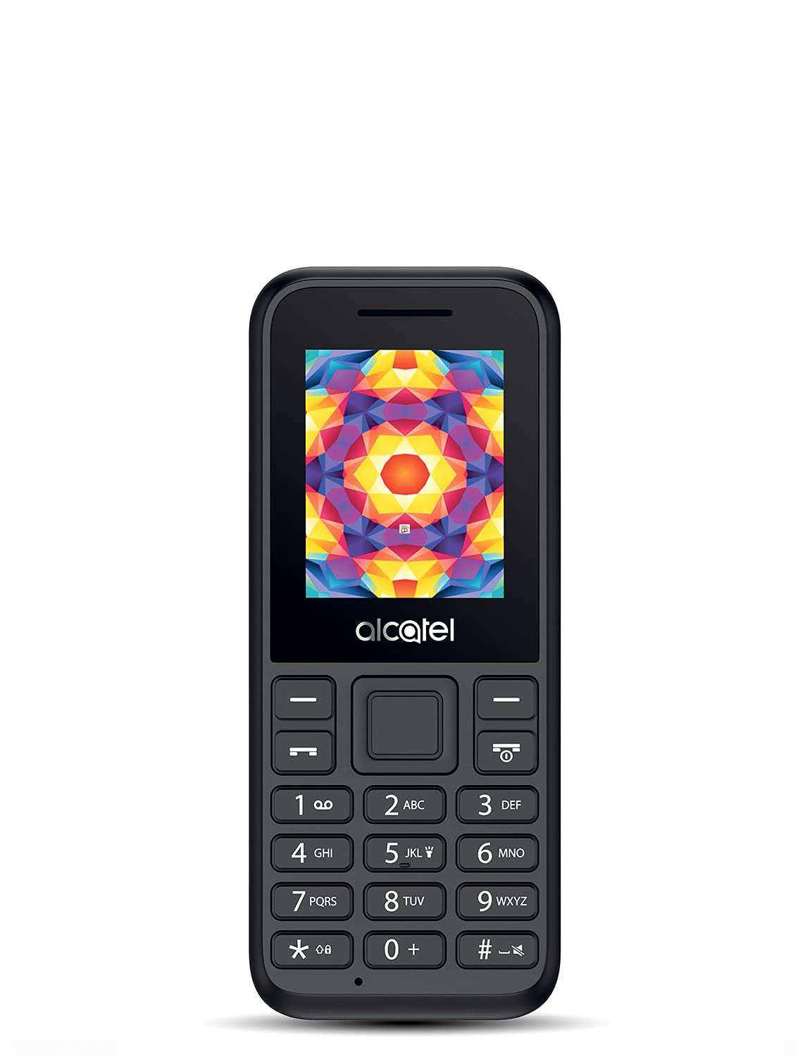 Alcatel 1066G 1.8'' Factory Unlocked Mobile Cell Phone Phone 2G GSM Carriers 4MB ROM + 4MB RAM Monster 400 mAh Battery - Black