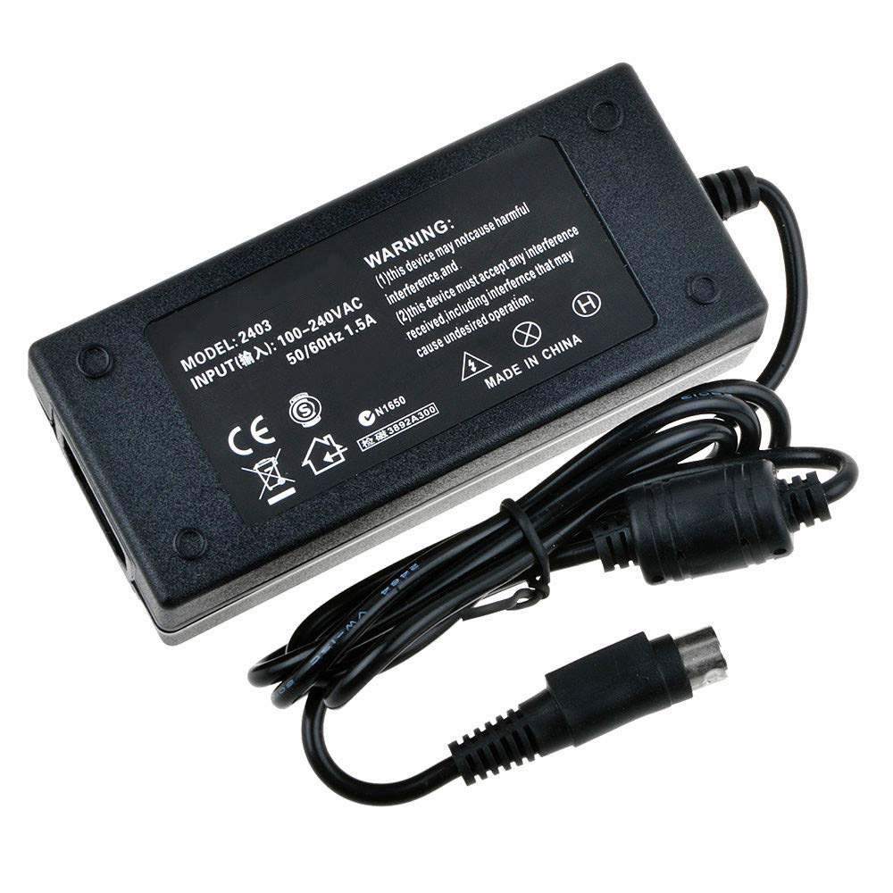 J-ZMQER 4-Pin AC/DC Adapter Compatible with TOUCHSYSTEMS 451810-000 451810000 Power Supply Cord Charger PSU
