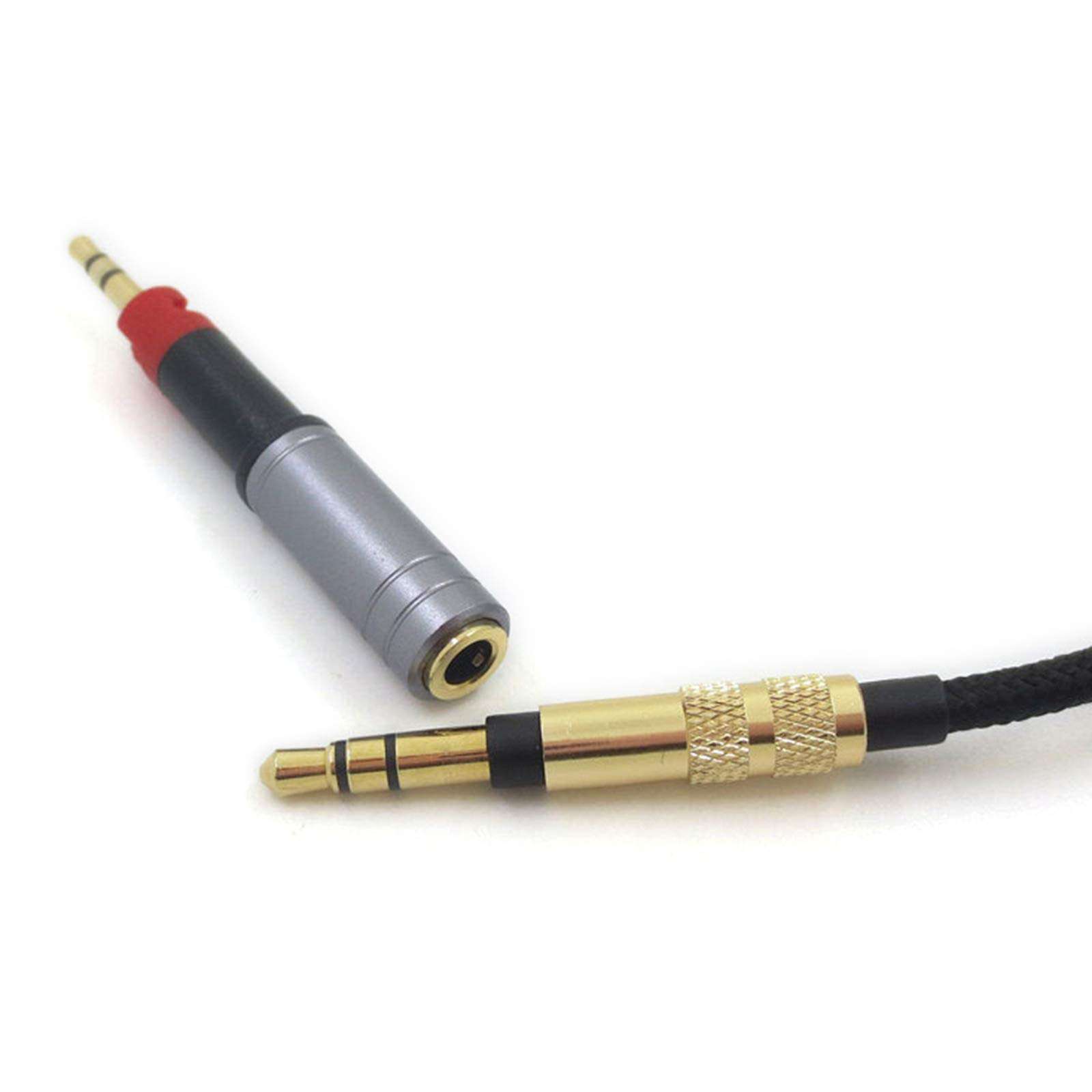 3.5mm Headphone Adapter ForAudio-Technica ATH-M70X M40X M50X M60X for HD518 HD598 HD599 Headset 3