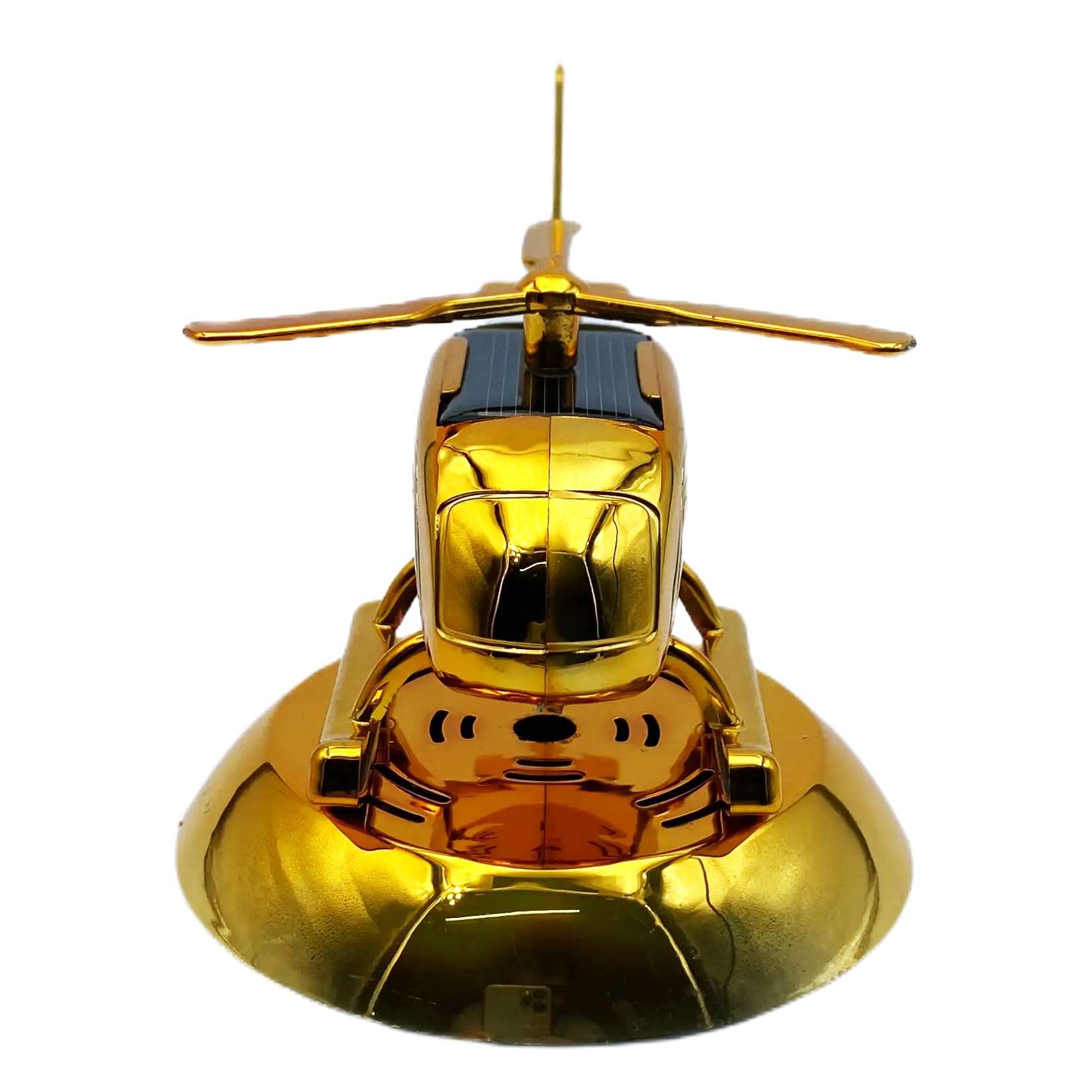 Look&Took Car Desk Board Solar Power Mini Helicopter Air Freshener With Perfume Pouch For Toyota Yaris VX CVT 4