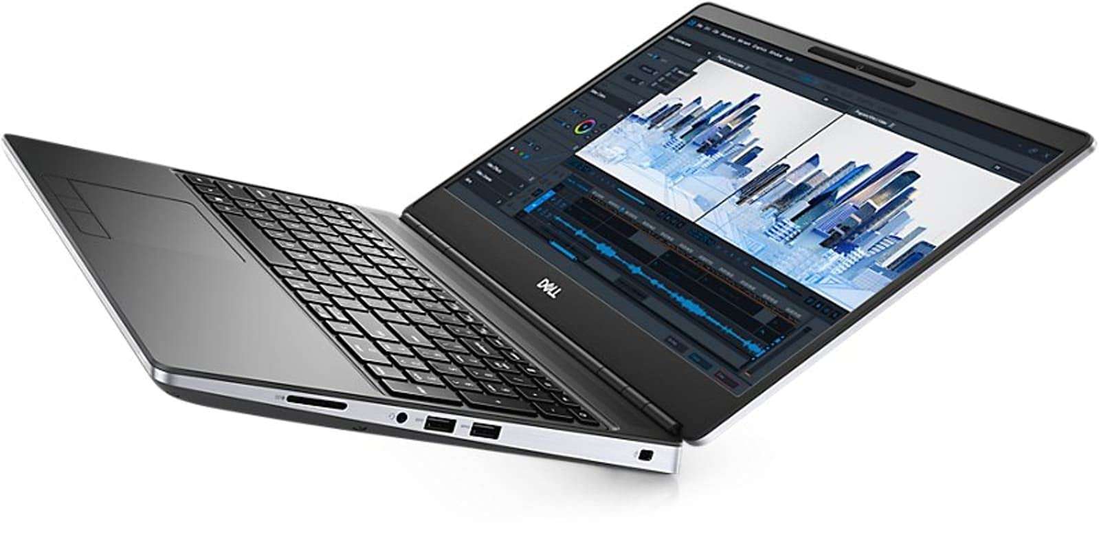 Dell Precision 7560 Workstation Laptop | 15.6" 1920x1080 FHD | Core i9-11950H - 1TB SSD Hard Drive - 32GB RAM - Nvidia T1200 | 8 cores @ 5 GHz - 4GB GDDR6 Win 10 Pro Silver 4