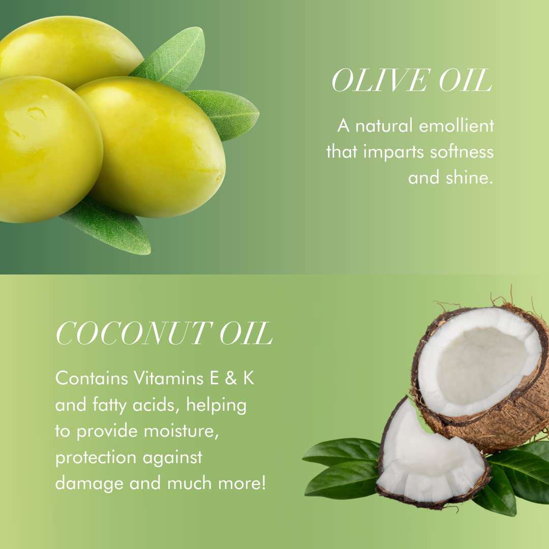 ORS Olive Oil Hold & Shine Wrap Set Mousse Infused with Coconut Oil for Restorative Shine - Olive Oil Curlshow Nourish & Grow* Hair & Scalp Oil Infused with Avocado Oil & Peppermint - Bundle 4