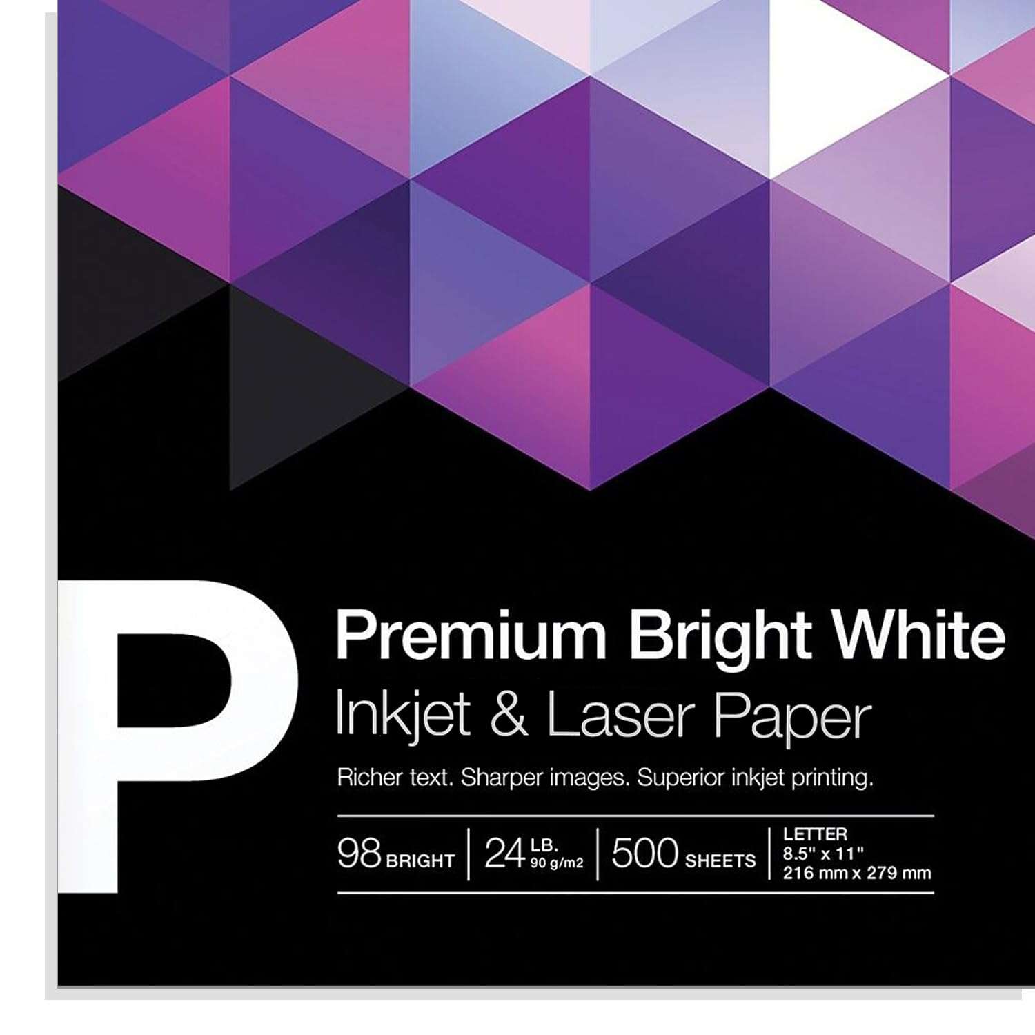 Staples 733332 Premium 8.5-Inch X 11-Inch Multipurpose Paper 24 Lbs. 98 Bright 500/Ream 2