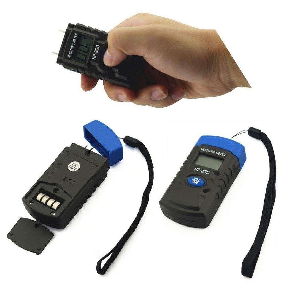 WZCUICAN Moisture Meters Wood Moisture Meter Digital Humidity Meter Use for Timber Building Material Paper Tree 4